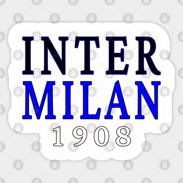 Inter Milan italy Classic Sticker by Medo Creations